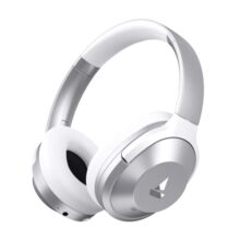 boAt Nirvana 751 ANC, 65Hrs Battery, Hybrid Active Noise Cancellation(~33dB), Fast Charge, Ambient Mode, Carry Pouch, Bluetooth Headphones, Wireless Headphone with Mic (Sterling Silver)