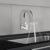 Delta Faucet Wall Mount Cold Only Kitchen Faucet I 10 Year Warranty I Korby Single Handle Multi-Function Kitchen Sink Tap I 360° Swivel Spout I Durable Kitchen Tap I Chrome – 44405