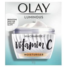 Olay Vitamin C Face Cream With Niacinamide L Even Glow & Smooth Texture L Normal, Oily, Dry & Combination Skin L Parabens & Sulphate-Free L 50G