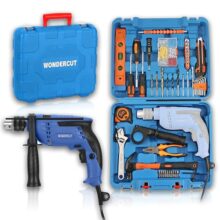 Wondercut Professional-Impact Drill Tool Kit, 780W,3000 Rpm,13Mm Chuck, Blue Bmc Box Wc-13Dk-500 Power & Hand Tool Kit (160 Tools)