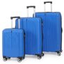 GAMME Transform Polypropylene Hard Side 20 INC/26 INC/30 INC Luggage Set (DRK RED) (Blue)