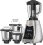HAVELLS Silencio Low Noise 500 W Mixer Grinder 4 Jars (Grey & Black)(Silencio | 4 Jars | Grey, Black)
