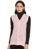 Amazon Brand – Symbol Women’s Acrylic V-Neck Cardigan (SB-AW21SWT-1504_Lt Pink_XS_Light Pink_XS)
