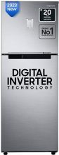 Samsung 236 L Frost Free Double Door 2 Star Refrigerator  With Digital Inverter With Display(Elegant Inox, Rt28C3452S8/Hl)