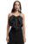 Tokyo Talkies Women’s Shoulder Straps Sleeveless Crop Top | Front Bow Detail | Playful & Chic | Perfect for Casual & Day Outings | Tops for Woman | Women Tops | Women Crop Top