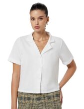 ATHENA LIFESTYLE Women’s Regular Fit Shirt (ATP-17818_White