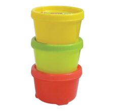 Aristo Swift Plastic Storage Container 300ml – Set Of 3 -Color May Vary