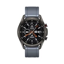 Kratos Gear fit pro KR SW 12 Smart Fitness Watch, 3D Streamlined Body, Dust and Water Resistant IP67 Rating, Smart Sport Modes, 1.3 Inch, Bluetooth Calling, Sleep & Stress Monitoring 220mAh – Grey