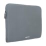 Amazon Basics Laptop Bag Sleeve Case Cover Pouch for 15-Inch, 15.6-Inch Laptop for Men & Women | Slim Profile Neoprene, Soft Puffy Fabric Lining, 360° Protection, Smooth & Premium Zipper (Grey)