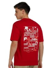Allen Solly Mens T Shirt Red
