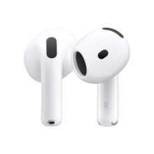 Apple Airpods 4 Wireless Earbuds, Bluetooth Headphones, Personalised Spatial Audio, Sweat And Water Resistant, Usb-C Charging Case, H2 Chip, Up To 30 Hours Of Battery Life, Effortless Setup For Iphone