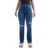 Women Blue Straight Fit High Rise Jeans