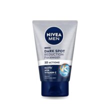 NIVEA MEN Dark Spot Reduction Face Wash | Gluta, AHA, Vitamin C | Helps Reduce the Appearance of Tan | Dark Spot Reduction for Radiant and Even Tone Skin | 100g