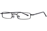Visions India Unisex Rectangle Full Frame Power Reading Glasses (+2.75, Black, Siz-PC)