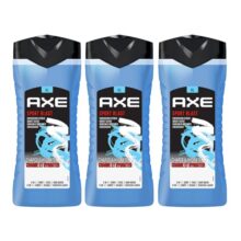 Axe Sport Blast 3-In-1 Body, Face & Hair Wash Invigorating Freshness | Cleanses & Energizes | Combo Of 3 | 400Ml