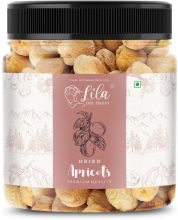 Lila Dry Fruits Premium Sun Dried Turkish Apricots| Khumani| Gluten Free,Vegan & Sodium Free Apricots(1000 G)