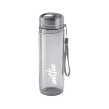 Milton Hector 1000 Water Bottle, 1 Litre, Reusable Plastic Fridge Bottle, Bpa Free And Leak Proof Bottles For Travel, Work, Pack Of 1, Grey