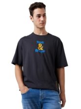 Spykar Men’s Letter Print Regular Fit Shirt (MKTFT1BE175_White