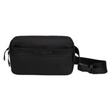 F Gear Paris Black 3L Crossbody Sling Bag | Soft-Touch Premium Fabric, 1 Compartment Design, 2 Pockets, Lightweight, Ideal for Work, College, Daily Commute & Travel
