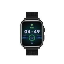 Promate ProWatch-B18 Fitness Smart Watch, 1.8� Display Bluetooth Calling, IP68 Water Resistance, Voice Assistant, Upto 20 Days Battery, 37 Sports Modes, Real-time HR Monitor, 100+ Watch Faces (Black)