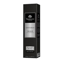 Yardley London Gentleman Classy Musk Body Perfume| The Elite Collection No Gas Deodorant Spray For Men| Men’S Body Perfume| 120Ml