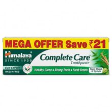 Himalaya Complete Care Toothpaste 300g (150g x 2, Pack of 2) | For Strong Teeth & Healthy Gums | With Neem, Miswak & Triphala | Herbal Formulation