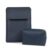 Enthopia Case Cover for MacBook Pro 13 inch Case (2016 to 2019 Release – Model A1706/A1708/1989/2159) – Vegan Leather Sleeve and Organiser Pouch – Navy Blue