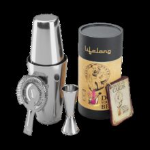 Lifelong Cocktail Shaker Set of 5 | Bar Shaker with Strainer and Japanese Jigger Bar Set(Stainless Steel)