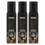 Axe Signature Champion Long Lasting Deodorant No Gas Body Perfume For Men 200ml, Pack of 3