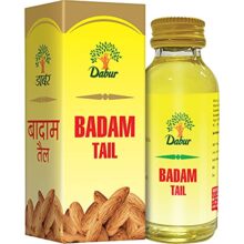 Dabur Badam Tail : Sweet Almond Oil | Rich In Vitamin -E For Healthy Skin , Hair And Body – 100Ml