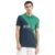 United Colors of Benetton Embroidered Half-and-Half Polo T-Shirt (Size: L)-23P3089J3420I902