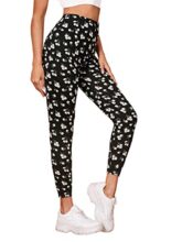 DTR FASHION Women’s Black Stretchable Lycra Blend Casual Legging (JTRT_09_34)