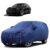 Sulfar 100% Water Resistant Car Body Cover Compatible with Mirror for Porsche Macan (Triple Stitched, Full Bottom Elastic, Blue Tafetta with Red Piping)