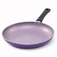 Wonderchef Valencia Non-Stick Fry Pan | Cool Touch Bakelite Handle | Pure Grade Aluminium| PFOA Free | 1.5 litres Capacity | Size 24 cm | 1 Year Warranty | Purple