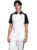 PUMA Colorblock Men Polo Neck White T-Shirt