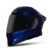 Steelbird SBH 61 SXE ISI and Dot Certified Full Face Helmet for Men with Inner Silver Sunshield