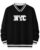 Noble Monk Men’s Regular Fit Sweatshirts | V Neck | Long Sleeve Sweatshirts for Men Black White