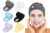 Face Wash Headband For Skincare And Makeup, Soft Fabric Hair Band With Hook And Loop Closure, Adjustable Head Wrap For Facial Use (Multi Color Pack Of 3)