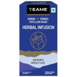 TE-A-ME Senna Fennel Psyllium Husk Herbal Infusion, 25 Bags | Supports Weight Management