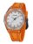 FCUK Escarp Quartz| Analog Display | White Dial | Orange Silicone Strap | Watch for Men – FCMX09O