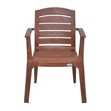 Nilkamal Set Of 2 Chr2135 Plastic Chair, Mango Wood