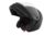Studds Ninja ELITE Flip Up Full Face Helmet with Plain Center Strip (Black, L)