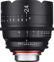 SAMYANG XEEN 24mm T1.5 Full Frame Professional Cine Lens, Lens for Sony E (Feet) Mount,Black