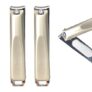 TEMPERIA (2pcs) Stainless Steel Sharp Nail Cutter for Adults – Big & Small Toe Nail Clipper for Men & Women – Finger Nail Cutter for Thick & Ingrown Toenails (QRA6626-6)