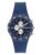 FCUK METROME FW25 Unisex Analog Watch, 39mm Blue Silicone Strap, Matt Blue Dial – FC199U