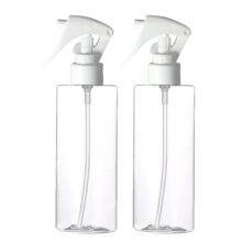 Temperia Empty Water Spray Bottle – Salon Hair Water Sprayer Bottle for Mist – 2pcs (Random Colours)