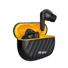 inear Juke Buds T-5 True Wireless Bluetooth Earbuds with Type-C Insta-Charge, 40H Playtime, Deep Bass, Smooth Touch Control, Mic for Calling, Lightweight Design, Compatible with Android & iOS Black