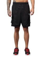 Vector X Regular Fit Solid Cargo Sports Shorts for Men| Stylish & Comfortable| Casual, Hiking, Running & Outdoor Shorts Both Side Zipper Cargo Pockets (in, Alpha, S, Regular, Standard, Camel Beige)