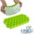 KBS Ice Cube Tray Silicone for Freezer Flexible Shape Honeycomb for Chocolate Cake Maker Mould, Chilled Drinks, Reusable Kitchen Accessories Items (Multi Color)