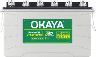 Okaya 48 Months Warranty Tubular Inverter Battery(160 Ah, Opsjt19048)